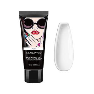 Morovan Clear Poly Nail Gel 001